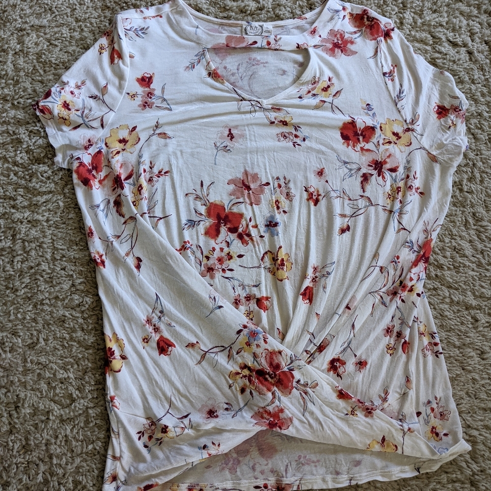 Maurices 24/7 Twist Front Shirt